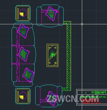 沙发cad图块 cad 沙发
