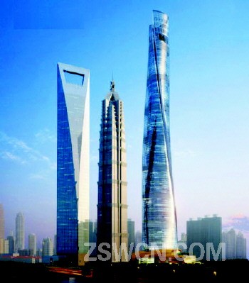 “上海中心大厦”攀升至500米高度 上海建工集团创多项施工“之最”