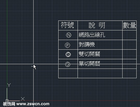cad图块 网络出线孔 对讲机 双切开关 单切开关 cad表示画法 dwg格式