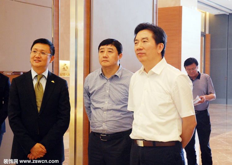 (江苏省住房和城乡建设厅党组书记俞军党组书记一行 视察金螳螂建筑装饰公司)