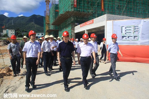 广东省常务副省长徐少华视察 深圳瑞和建筑装饰股份有限公司 汕尾产业园