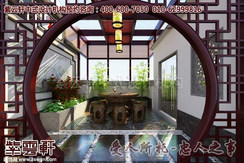 会所中式装修设计效果图