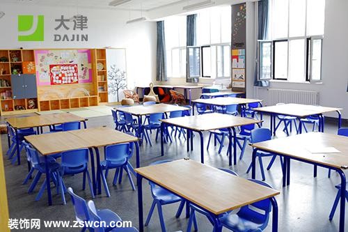 使用大津硅藻泥的北京某小学教室