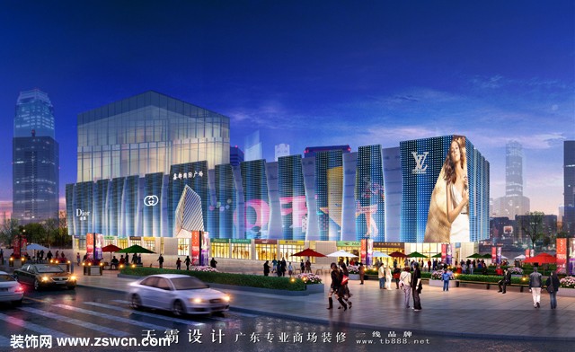 商场装修设计效果图-高清商场装修设计效果图