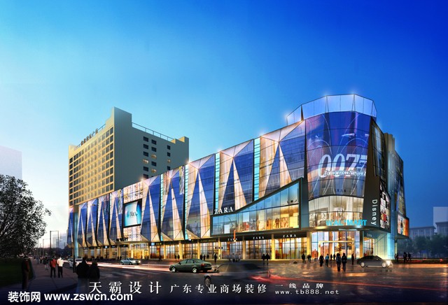 商场装修设计效果图-高清商场装修设计效果图