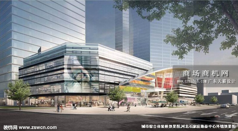 河北石家庄勒泰中心装修设计效果图分享