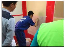 2015年全国硅藻泥涂装工艺大赛,斯米利亚获二等奖与“最佳贡献奖”