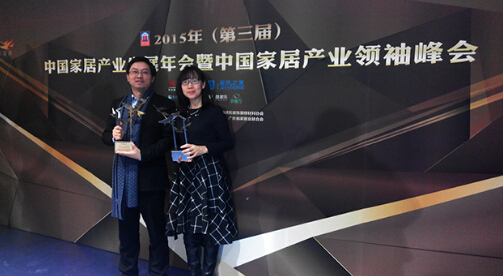 红星·家倍得荣膺2015中国十大家装领军企业