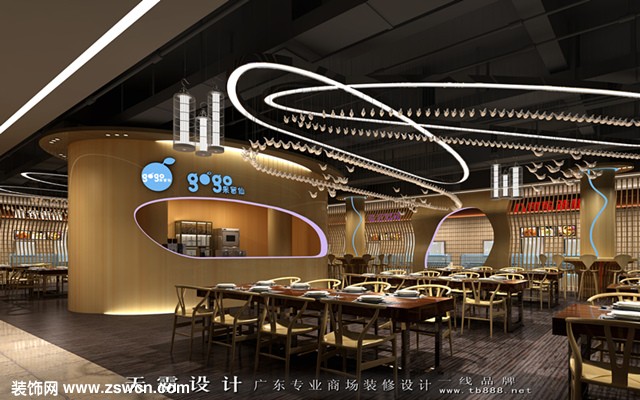 阿拉善盟商场装修设计可参考的2016最新案例作品效果图:内蒙古华丽广场