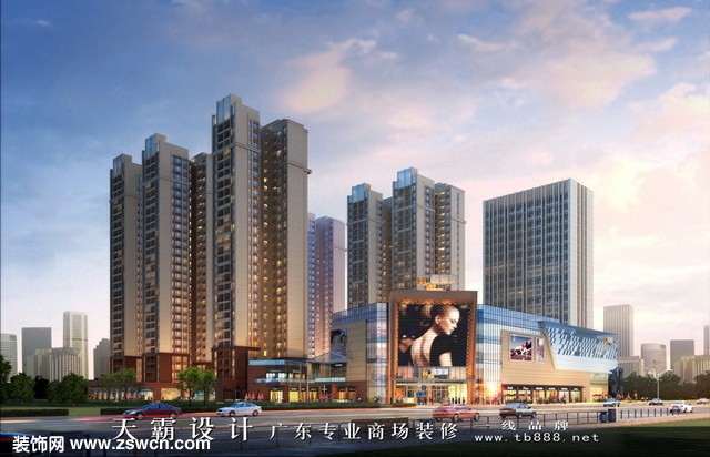 城市综合体装修设计效果图