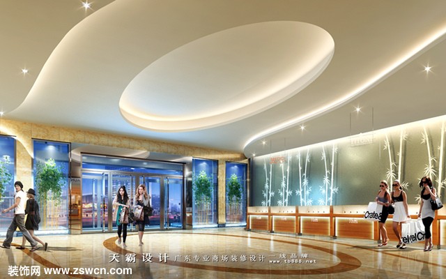 天霸设计城市综合体装修设计效果图分享-贵州湖南河南地区系列案例