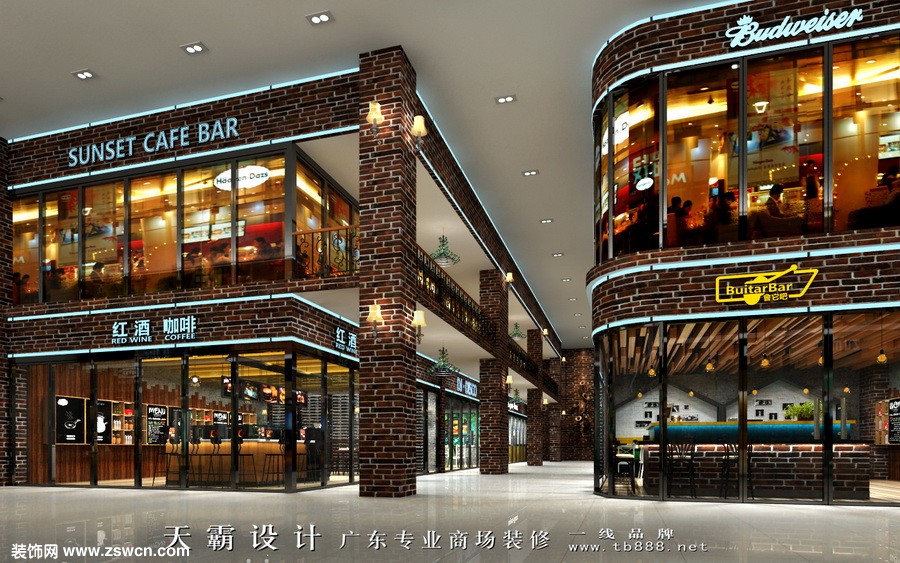 城市综合体设计效果图室内设计作品个性化明显