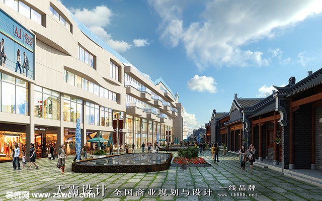 步行街设计效果图灵感大作天霸设计与您独特分享