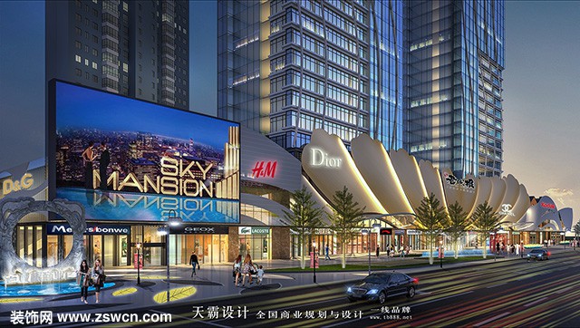 步行街设计效果图灵感大作天霸设计与您独特分享