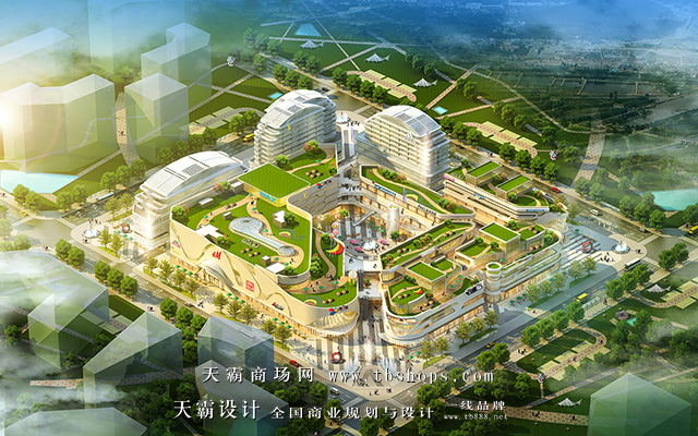 城市综合体设计效果图2018新图来袭天霸设计为您更新换代
