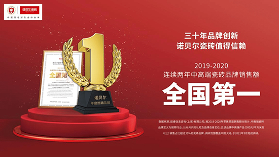 重磅消息|全国瓷砖市场专项调研,欧睿权威声明诺贝尔瓷砖连续两年行业第一!