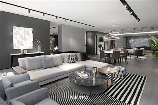 现代极简家具品牌交汇3D城市,MILOM casa重庆店开业!