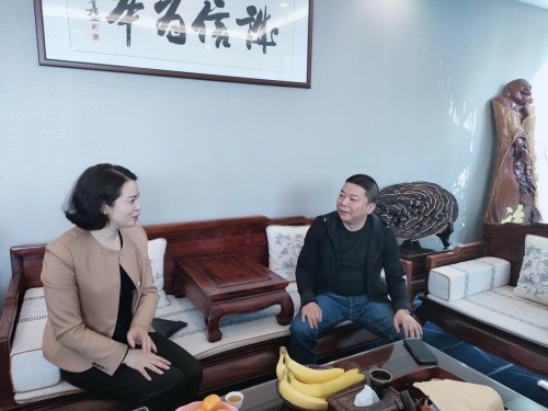 七宝镇党委副书记至唯漫指导工作:做肩负社会责任的模范企业